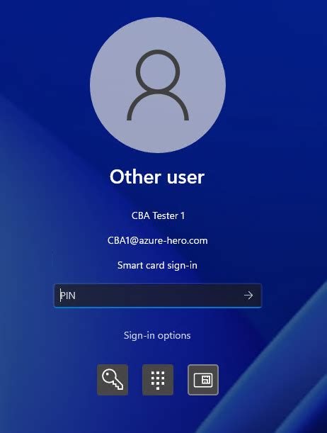 What do I need to use Smart card for windows login (no domain, 